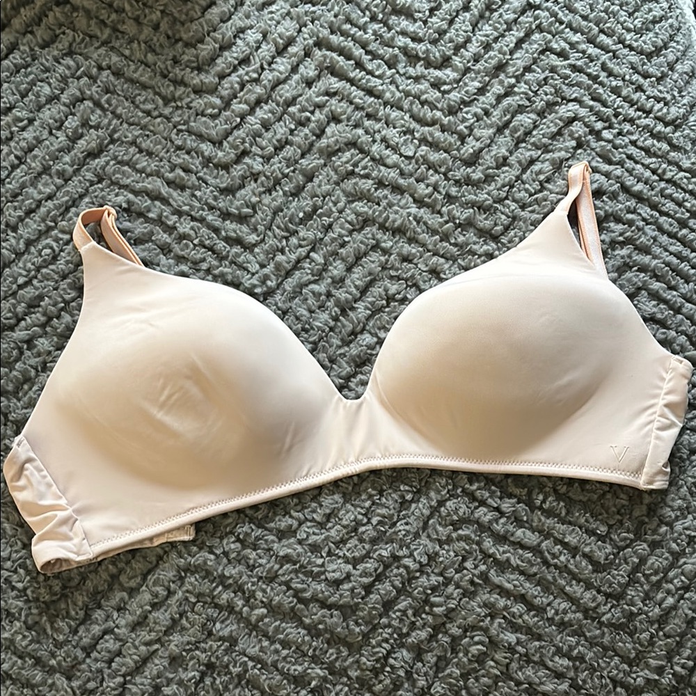 Women's Cream Wireless Bra